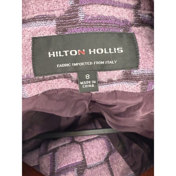NWOT Hilton Hollis Jacket Size 8 Multicolor Boho Artsy Business Casual Career - Picture 7 of 10